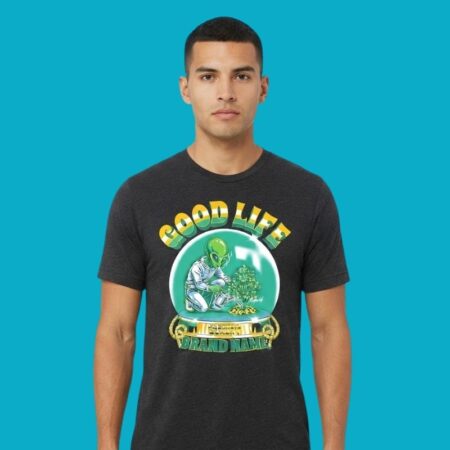 Good Life Premium Quality Alien Gardening Humor Tee