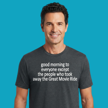 Great Movie Ride Nostalgia Disney Fan T-Shirt