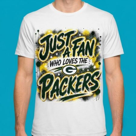 Green Bay Packers NFL Just A Fan Logo Pride Tee