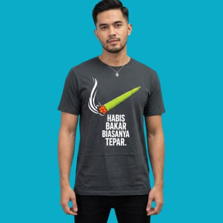 Habis Bakar Biasanya Tepar Smoking Humor Graphic Tee