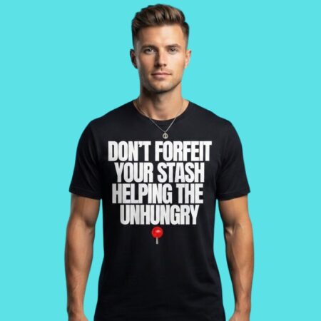 Helping The Unhungry Retro Satire Graphic Tee