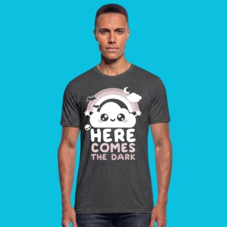 Here Comes The Dark Gothic Graphic T-Shirt