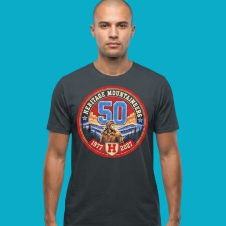 Heritage Mountaineers 50th Anniversary 1977-2027 Tee