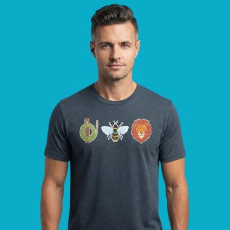Hoes Be Lying Bee & Lion Funny Wordplay Meme Tee