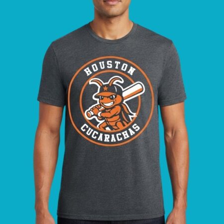 Houston Cucarachas Baseball Parody Graphic Tee
