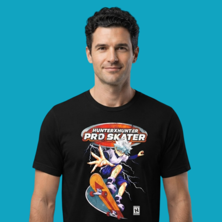 Hunter x Hunter Skater Killua Zoldyck Anime Tee