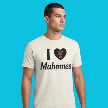 I Heart Patrick Mahomes Texas Tech Football Tee