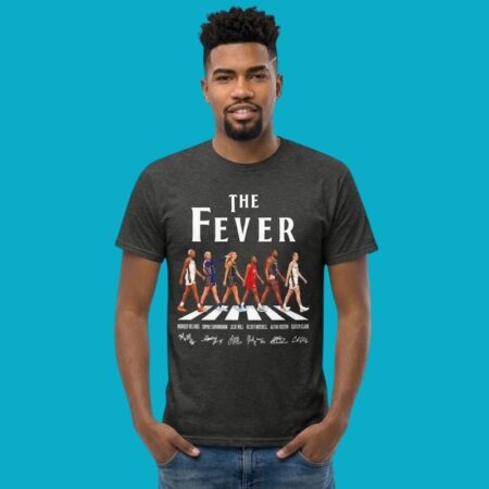 Indiana Fever Clark & Boston WNBA Team Signatures Tee