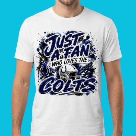 Indianapolis Football Just A Fan Logo Pride T-Shirt