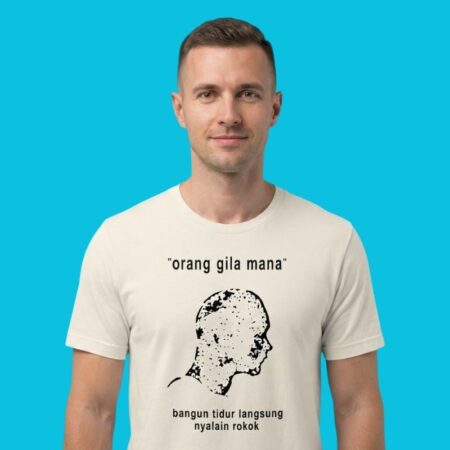 Indonesian Cigarette Culture Humor Statement Shirt