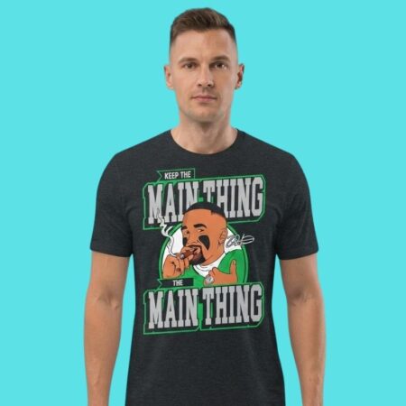 Jalen Hurts Cigar Keep The Main Thing Signature Tee