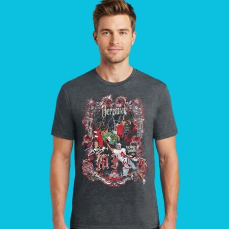 Jeremiah Smith Ohio State Football Collage Signature Shirt