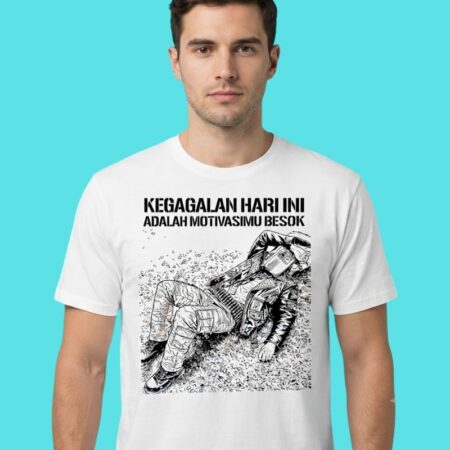 Kegagalan Hari Ini Adalah Motivasimu Besok Noise Tee
