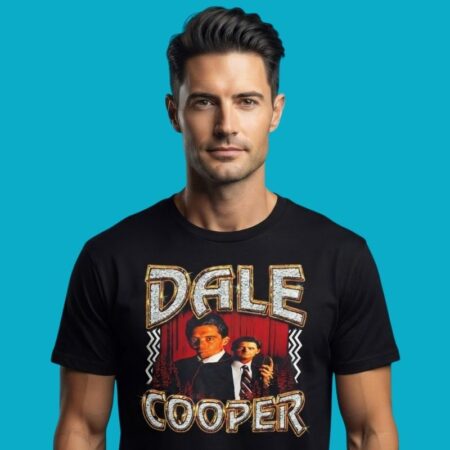 Kyle MacLachlan Agent Dale Cooper Twin Peaks Retro Tee