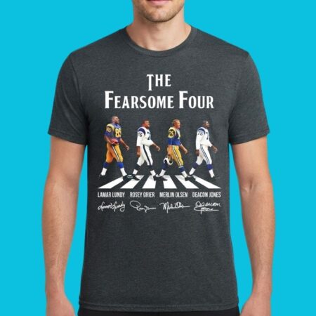 LA Rams Fearsome Four Legendary Lineup Signatures T-Shirt