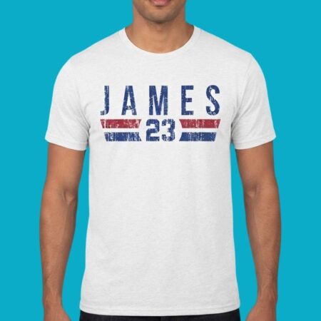 LeBron James 23 Philadelphia 76ers Name Number Tee