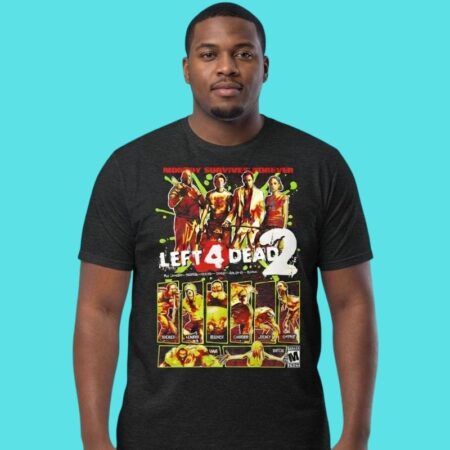 Left 4 Dead 2 Nobody Survives Forever Horror Game Tee
