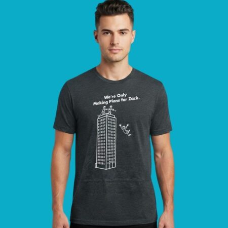 Making Plans For Zack Talking Heads Retro Music Fan Tee