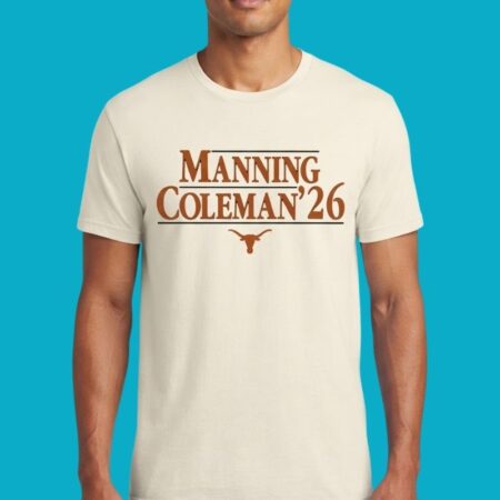 Manning Coleman 26 Texas Longhorn Football Graphic Tee