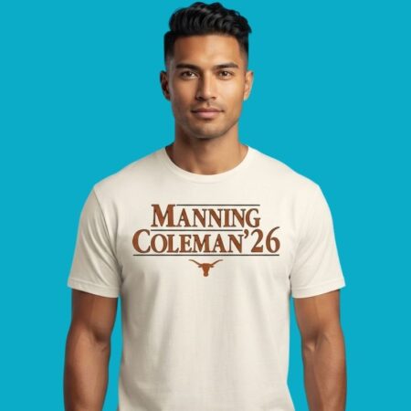 Manning Coleman #26 Texas Longhorns Football Graphic Tee