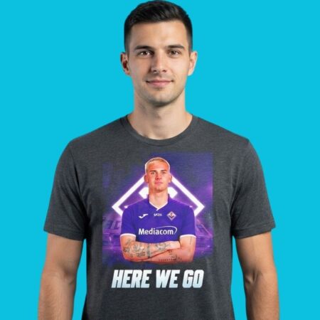 Mastantuono Fiorentina Loan Here We Go Graphic Tee