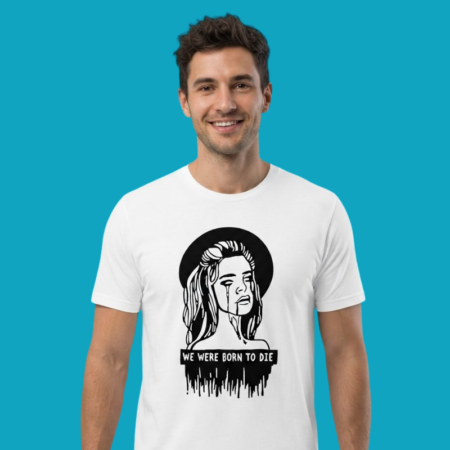 Melancholy Gothic Sad Girl Vintage Aesthetic T-Shirt