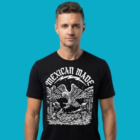 Mexican Made Eagle & Snake Desert Pride Graphic Tee