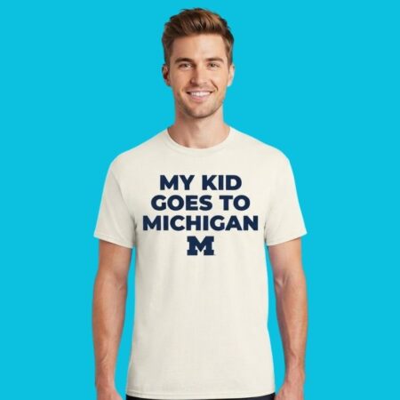 Michigan Wolverines Proud Parent 2026 Logo Tee