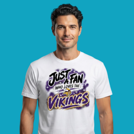 Minnesota Football Just A Fan Logo Pride T-Shirt