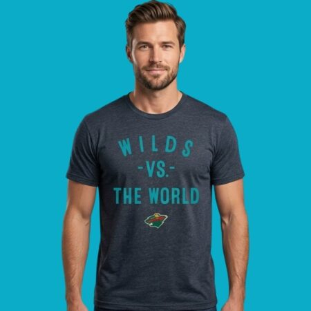 Minnesota Wild Vs The World NHL 2026 Season Fan Graphic Tee