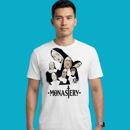 Monastery Anime Nuns Soccer League Graphic Tee