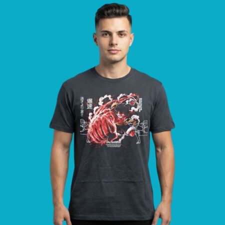 Monkey D. Luffy Gear 2 Faster Than Fear Anime Graphic Tee