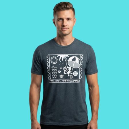 Mr. Cool For The Summer Beach Vacation Tee