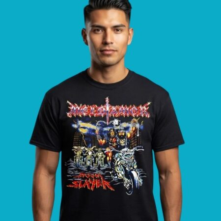 Mutilator Doom Slayer Heavy Metal Band Graphic Tee