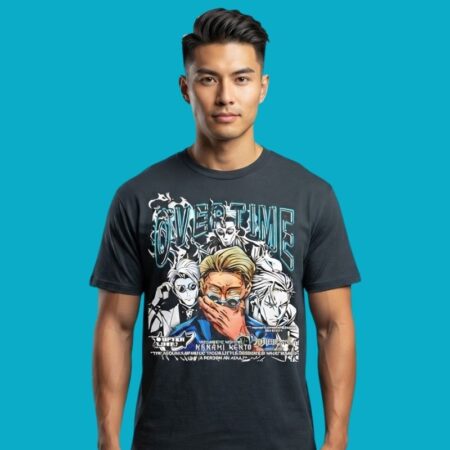 Nanami Kento Overtime Jujutsu Kaisen Anime Graphic Tee
