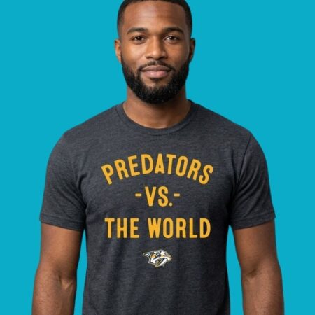 Nashville Predators Vs The World NHL 2026 Fan Graphic Tee