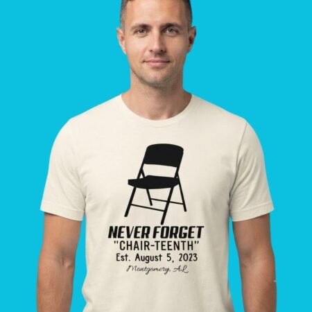Never Forget Montgomery Chair Riverfront Brawl Tribute Tee