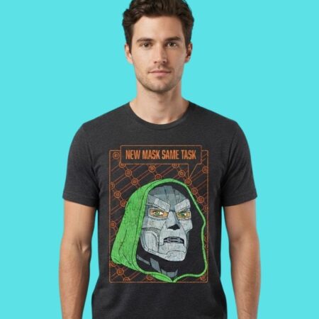 New Mask Same Task Doctor Doom Marvel Villain Tee