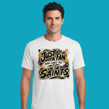 New Orleans Football Just A Fan Logo Pride T-Shirt