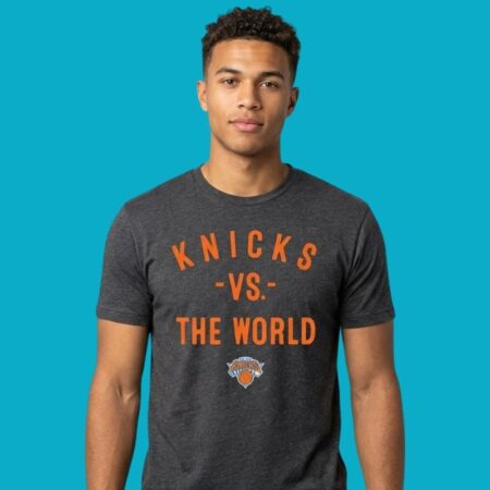 New York Knicks Vs The World NBA 2026 Season Fan Graphic Tee
