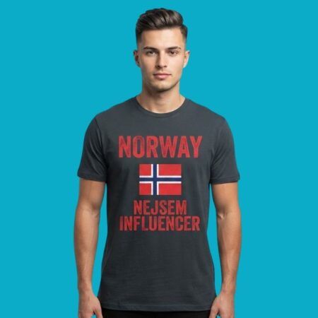 Norway Nejsem Influencer Country Pride Flag Graphic Tee