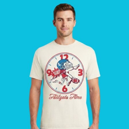 Ole Miss Rebels Football Tailgate Time Graphic Tee