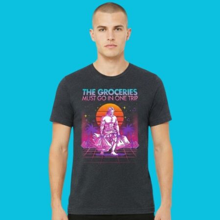 One Trip Groceries Grocery Shopping Pride Graphic Tee
