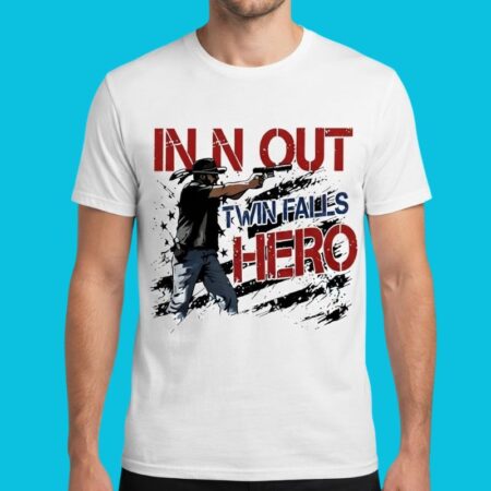 Patriotic Gun Hero Second Amendment Graphic T-Shirt