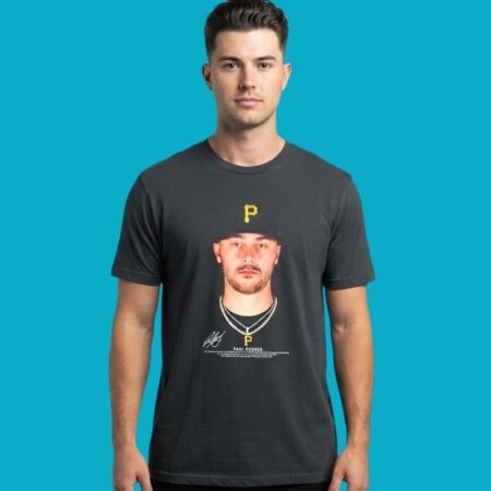 Paul Skenes Pittsburgh Pirates MLB Portrait Signature Tee
