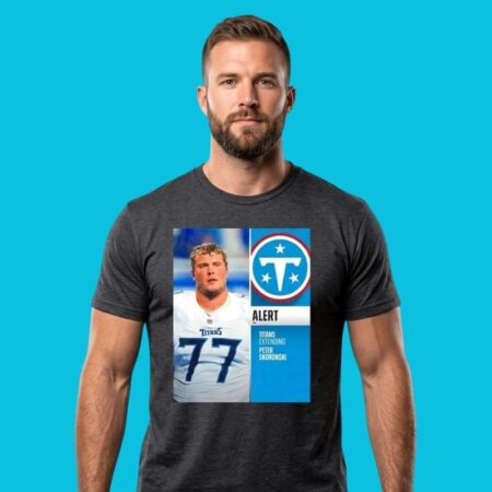 Peter Skoronski Tennessee Football Extension Tee