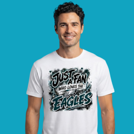Philadelphia Football Just A Fan Logo Pride T-Shirt