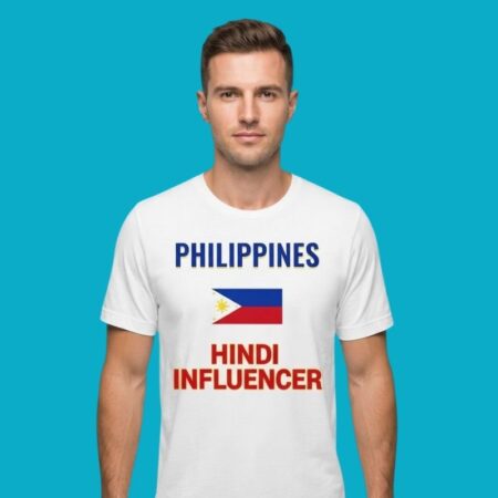 Philippines Hindi Influencer Country Pride Flag Graphic Tee
