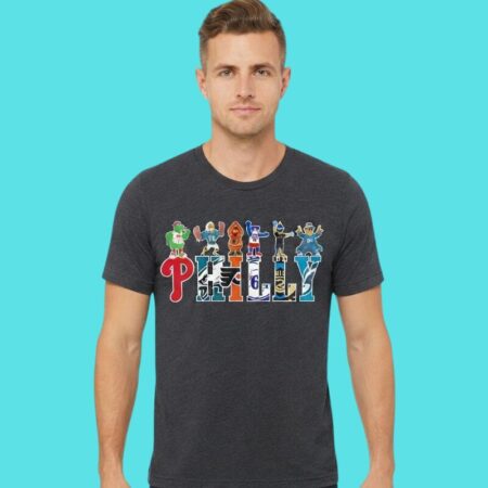 Philly All-Sports Mascots City Pride Tee