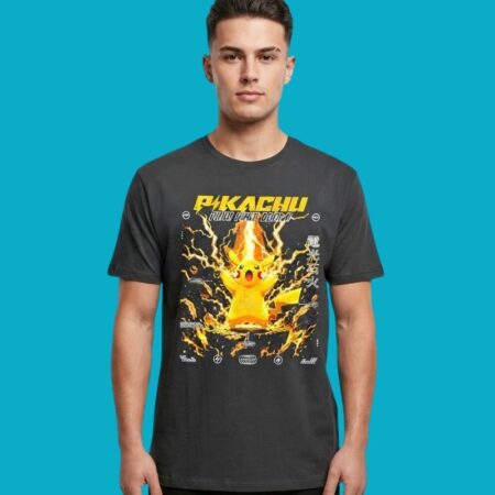 Pikachu Pika Pika Volt Energy Pokémon Graphic Tee